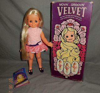 Vintage Ideal Velvet Doll Crissy Family 1971/72 Mib Movin Groovin -