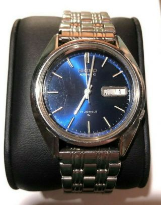 Vintage Seiko Automatic Watch 17 Jewel Day Date Men’s Wristwatch