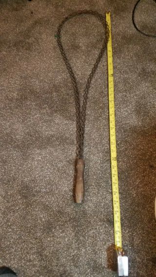 Antique Rug Beater Braided Wire w/Wood Handle – EUC 3