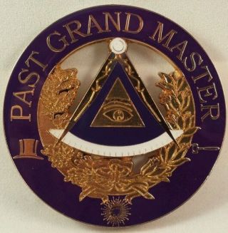 Freemason Masonic Past Grand Master Cut - Out Car Emblem