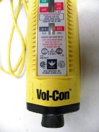 Ideal VOL - Con 61 - 076 Electrical Tester (A8) 2