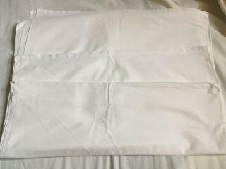 Vintage White 100 Cotton Flat Sheet 94 X 87 " Double