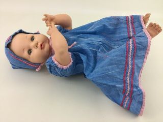 Vintage Eegee Doll Company Baby Doll Play Pal Vinyl 19” Doll With Outfits
