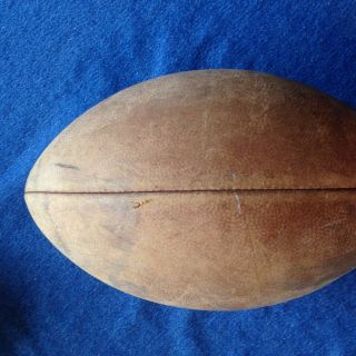 Vintage Spalding J5 - V Official Intercollegiate T2 Dry Tannage Football (Aired - U 4