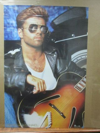 Vintage George Michael 1987 English Singer Poster Music 13034