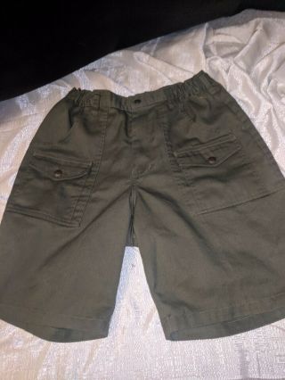 Vtg Boy Scouts America Bsa Uniform Shorts Green Sz 33