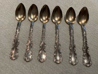 Vintage Solid Silver 6 X Small Spoon Set