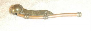 Vintage Brass And Copper Bosun`s Whistle.