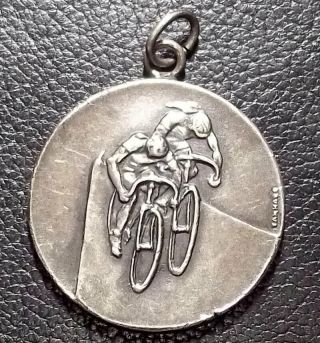 Uruguay Circa 1940´s Antique Cycling Race Art Deco Award Sport Medal