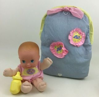 Magic Nursery My Bundle Baby Doll With Carrier Bottle And Outfit Vintage 1991 - 92