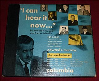 Vintage 78 Rpm Record Album: Edward R Murrow,  “i Can Hear It Now” 1933 - 1945