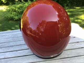Vintage 1982 BELL TOURSTAR Full Face W/Shield Red Motorcycle Helmet 6 3/4 Size 7