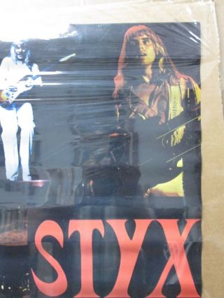Vintage Poster STYX American rock group 1970 ' s Inv G2353 2