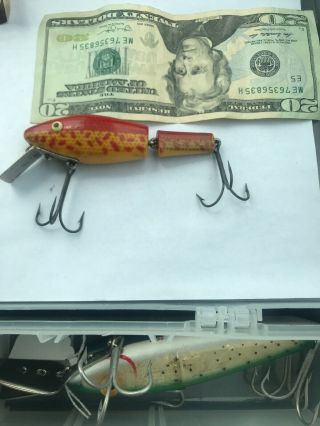 Vintage L&s Pike Master Collectible Fishing Lure M30 Old Eyes Crankbait
