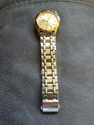 Men ' s Vintage Enicar Crystal Quartz Watch 4