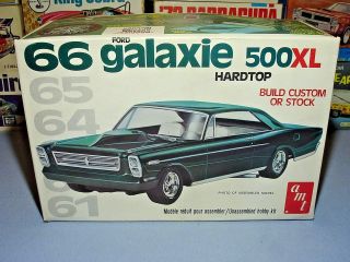 Amt 1966 Ford Galaxie 500 Xl 7 Litre " Countdown " 2204 Mpc 66 1/25 O/b Kit