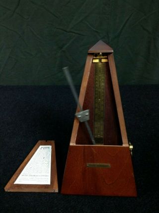 Vintage Seth Thomas Metronome 10 Wood Wooden 5102 &