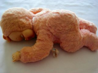 Vintage Rushton Rubber Face Pink Pillow Doll (no Pillow) 13 "
