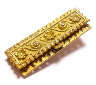 Antique Georgian Pinchbeck Jewellery Clasp For A Necklace Or Bracelet