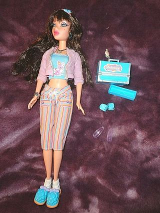 My Scene Pj Party Delancey Doll Displayed Never Played With