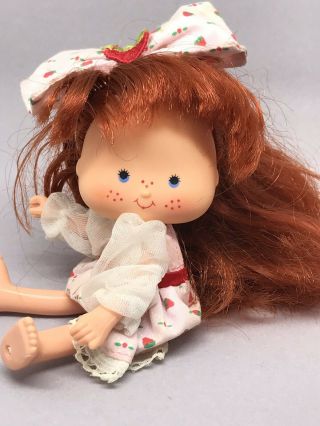 Vintage Strawberry Shortcake Doll With Long Red Hair