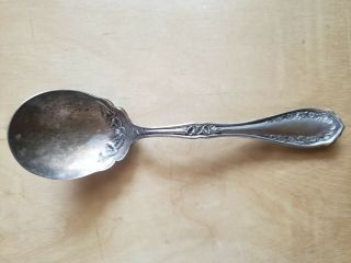 Antique,  Vintage Collectible Spoon 5.  75 ".  Extra Coin Silver Plate