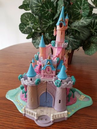 Polly Pocket Vintage Bluebird 1995 Disney Cinderellas Castle Lights Up Expands