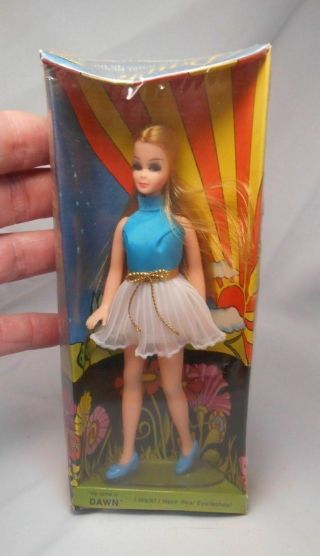 Vintage Topper Dawn Doll In Package 1970 5 "
