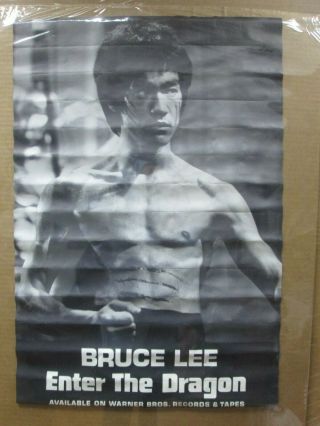 Black /white Poster Enter The Dragon Bruce Lee Karate Martial Art In G4475