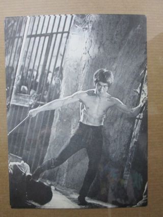 Bruce Lee Black/white Poster Enter The Dragon Karate Martial Art In G1935