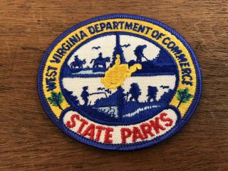 West Virginia Department Of Commerce State Parks Embroidered Sew On Patch