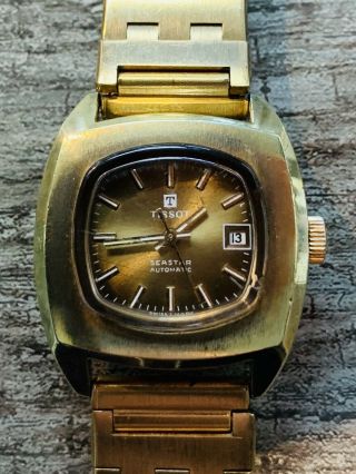 Vintage Tissot Seastar Ladies Automatic Watch Swiss Made,