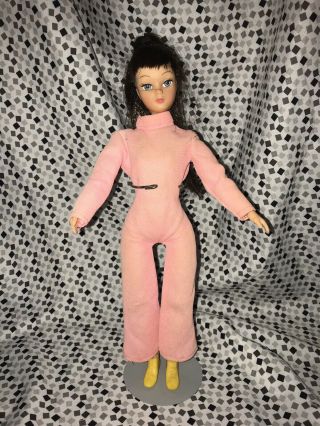 Vintage Uneeda Dollikin Jointed 11 1/2 Inch Plastic Vinyl Doll Barbie Clone