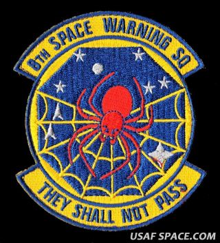 Usaf 8th Space Warning Sq.  - They Shall Not Pass - 4 " Air Force Patch
