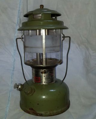 Vintage Sears Roebuck And Co.  Made In Usa Avocado Lantern Model 72325 - 1