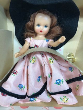 5.  5” Vintage Nancy Ann Story Book Dolls “round A Rosy”159 Plastic W/ Box Booklet