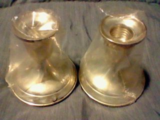 2 Sterling Silver 925 Candle Sticks Holders Pair Towle 3.  25 " Scrap 341g