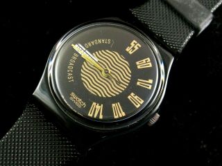 Vintage Swatch Watch Originals Wristwatch Old Stock Gb720 Broadcast Radio