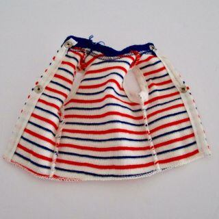 Furga Alta Moda Italy doll clothes shirt striped red white black top vintage 3