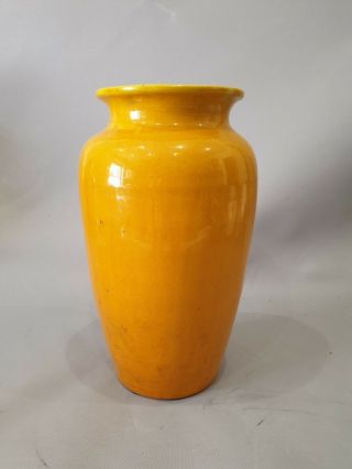 Good Large Chinese / Japanese 19th C Kangxi Style Monochrome Vase / Jar