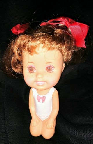 Playskool Sweetie Pops 5 Inch Vintage 1986 Kneeling Doll Made In Hong Kong