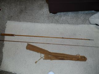 Unknown Maker Bamboo Fly Rod 8,  Ft - 6 Sided 2 Piece,  Good Shape