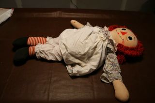 Knickerbocker Raggedy Ann Stained 38 Inches Tall