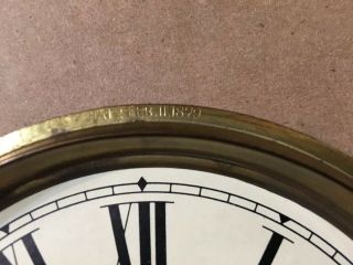 Antique Haven Parlor Shelf Kitchen Or Gingerbread Clock Dial 1879 Patent 2