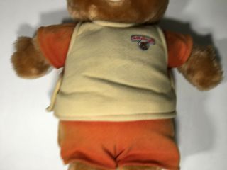 Vintage 1985 Teddy Ruxpin Talking Bear Worlds Of Wonder Plush Toy. 4