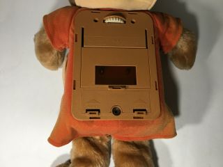 Vintage 1985 Teddy Ruxpin Talking Bear Worlds Of Wonder Plush Toy. 6