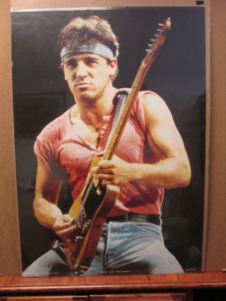 Vintage Rebel Rock And Roll The Boss Bruce Springsteen Poster 8325