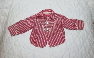 Vintage Terri Lee Doll Western Cowboy Outfit Red Shirt & Pants Belt Tagged 1950s 2