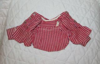 Vintage Terri Lee Doll Western Cowboy Outfit Red Shirt & Pants Belt Tagged 1950s 4