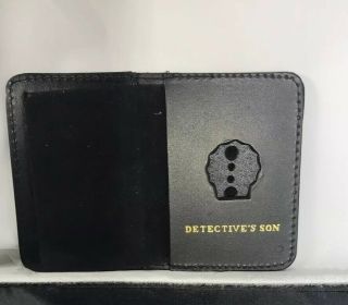 York City Detective Son Mini Shield Bi Fold Wallet Id Holder